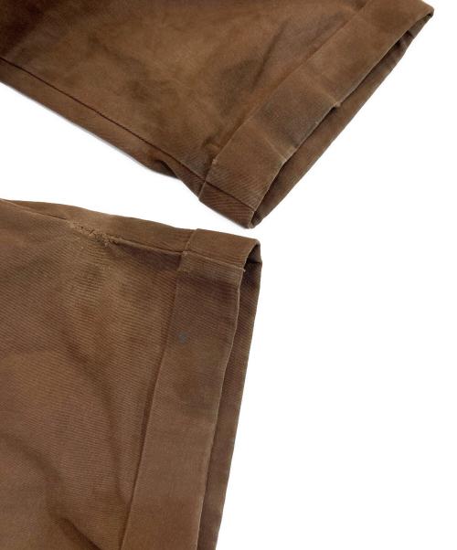 POLO RALPH LAUREN（ポロ・ラルフローレン）POLO RALPH LAUREN (ポロ・ラルフローレン) HAMMOND PANT 2タックチノパン ブラウン サイズ:35/30の古着・服飾アイテム