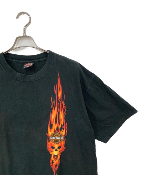 HARLEY-DAVIDSON（ハーレーダビッドソン）HARLEY-DAVIDSON (ハーレーダビッドソン) プリントTシャツ ブラック サイズ:XLの古着・服飾アイテム