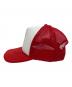 otto (オットー) メッシュキャップ レッド×ホワイト：5000円