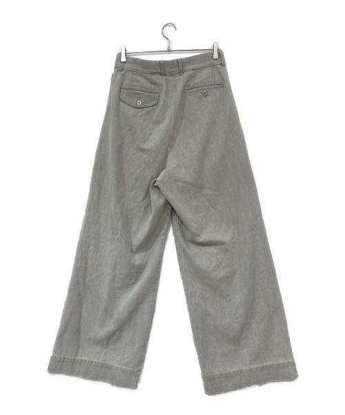 soerte（ソエルテ）soerte (ソエルテ) ワイドデニムパンツ グレー サイズ:SIZE 3の古着・服飾アイテム