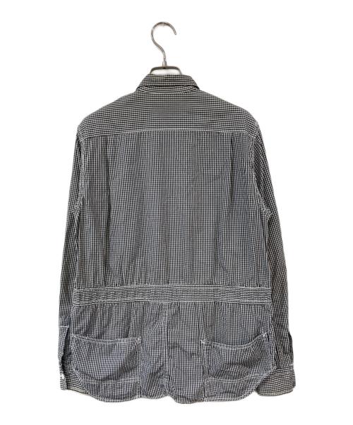 JUNYA WATANABE MAN（ジュンヤワタナベマン）JUNYA WATANABE MAN (ジュンヤワタナベマン) パッチワークシャツ グレー サイズ:SIZE XSの古着・服飾アイテム