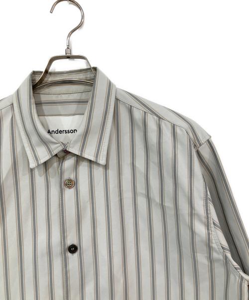 ANDERSSON BELL（アンダーソンベル）ANDERSSON BELL (アンダーソンベル) TONY POCKET LONG SHIRTS/トニーポケットロングシャツ ベージュ サイズ:SIZE Lの古着・服飾アイテム