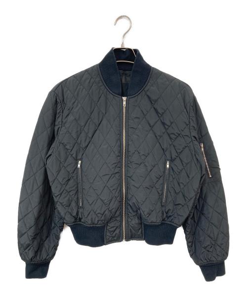 Random Identities（ランダムアイデンティティーズ）Random Identities (ランダムアイデンティティーズ) キルティングボンバージャケット ブラック サイズ:Sの古着・服飾アイテム