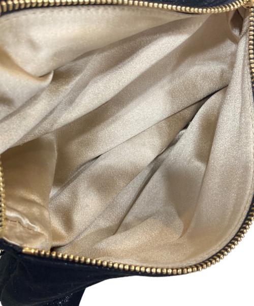 JIMMY CHOO（ジミーチュウ）JIMMY CHOO (ジミーチュウ) チェーンショルダーバッグ ブラックの古着・服飾アイテム