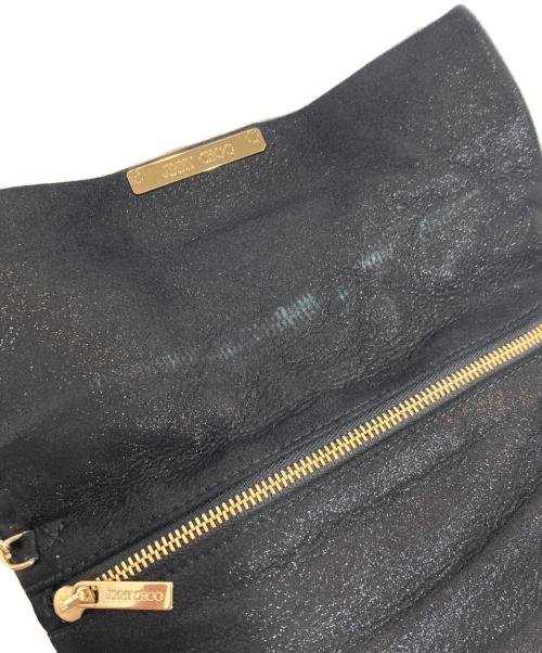JIMMY CHOO（ジミーチュウ）JIMMY CHOO (ジミーチュウ) チェーンショルダーバッグ ブラックの古着・服飾アイテム