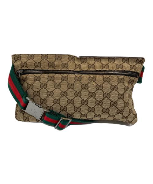 GUCCI（グッチ）GUCCI (グッチ) ウエストポーチ ブラウンの古着・服飾アイテム