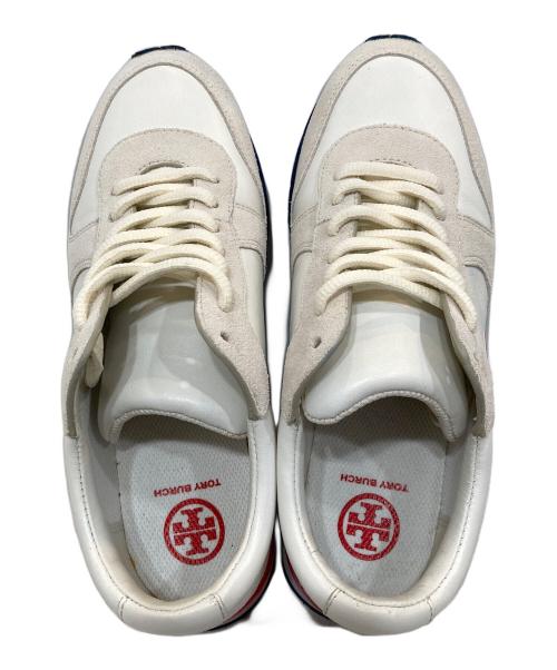 TORY BURCH（トリーバーチ）TORY BURCH (トリーバーチ) ローカットスニーカー ホワイト サイズ:5.5の古着・服飾アイテム
