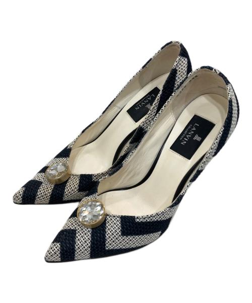 LANVIN COLLECTION（ランバンコレクション）LANVIN COLLECTION (ランバンコレクション) パンプス ホワイト サイズ:SIZE 23 2/1の古着・服飾アイテム