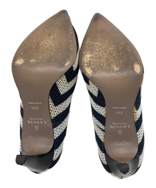 LANVIN COLLECTION（ランバンコレクション）LANVIN COLLECTION (ランバンコレクション) パンプス ホワイト サイズ:SIZE 23 2/1の古着・服飾アイテム