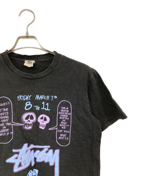 stussy（ステューシー）stussy (ステューシー) プリントTシャツ ブラック サイズ:無しの古着・服飾アイテム