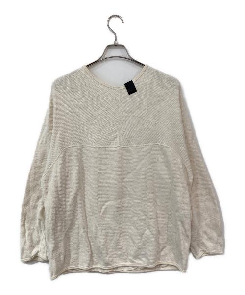 N.HOOLYWOOD（エヌ ハリウッド）N.HOOLYWOOD (エヌ ハリウッド) ワッフルカットソー ホワイト サイズ:40の古着・服飾アイテム