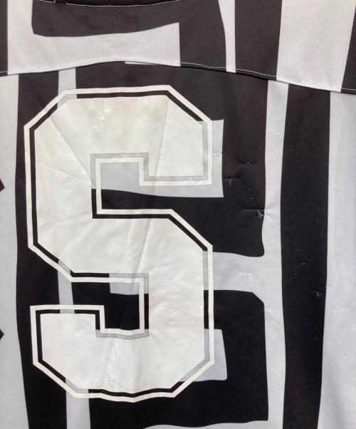 stussy（ステューシー）stussy (ステューシー) ゲームシャツ ブラック×ホワイト サイズ:SIZE XLの古着・服飾アイテム