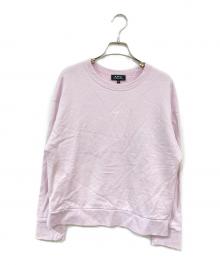 A.P.C.（アーペーセー）の古着「ロゴスウェット」｜ピンク