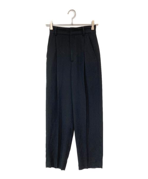 6(ROKU) BEAUTY&YOUTH（ロク ビューティーアンドユース）6(ROKU) BEAUTY&YOUTH (ロク ビューティーアンドユース) GEORGETTE TUCK PANTS/ジョーゼットタックパンツ ブラック サイズ:SIZE Freeの古着・服飾アイテム
