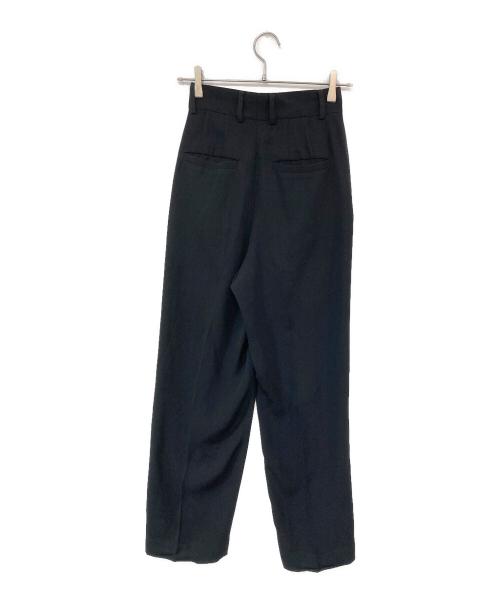 6(ROKU) BEAUTY&YOUTH（ロク ビューティーアンドユース）6(ROKU) BEAUTY&YOUTH (ロク ビューティーアンドユース) GEORGETTE TUCK PANTS/ジョーゼットタックパンツ ブラック サイズ:SIZE Freeの古着・服飾アイテム