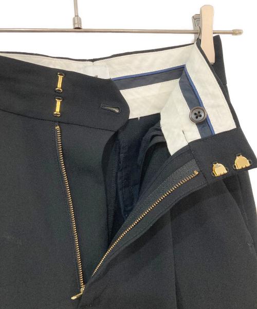 6(ROKU) BEAUTY&YOUTH（ロク ビューティーアンドユース）6(ROKU) BEAUTY&YOUTH (ロク ビューティーアンドユース) GEORGETTE TUCK PANTS/ジョーゼットタックパンツ ブラック サイズ:SIZE Freeの古着・服飾アイテム