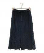 COMME des GARCONS tricotコムデギャルソントリコ）の古着「ウールスカート」｜ブラック