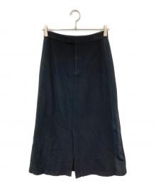 COMME des GARCONS tricot（コムデギャルソントリコ）の古着「ウールスカート」｜ブラック