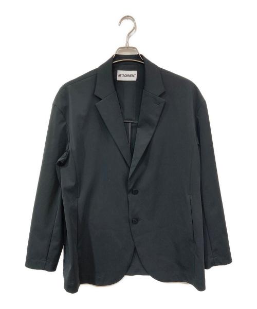 ATTACHMENT（アタッチメント）ATTACHMENT (アタッチメント) DROP SHOULDER 2B JKT ブラック サイズ:1の古着・服飾アイテム