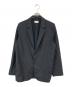 ATON（エイトン）の古着「WOOL TROPICAL TAILORED JACKET/ウールトロピカルテーラードジャケット」｜ブラック