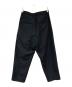 ATON (エイトン) WOOL TROPICAL TAPERED EASY PANTS ブラック サイズ:04：11000円