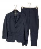 BLACK LABEL CRESTBRIDGEブラックレーベル クレストブリッジ）の古着「シアサッカーセットアップ」｜ブラック