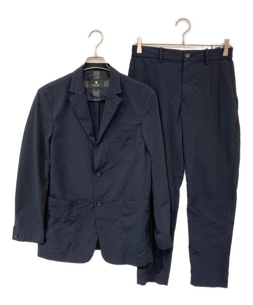 BLACK LABEL CRESTBRIDGE（ブラックレーベル クレストブリッジ）BLACK LABEL CRESTBRIDGE (ブラックレーベル クレストブリッジ) シアサッカーセットアップ ブラック サイズ:SIZE Mの古着・服飾アイテム