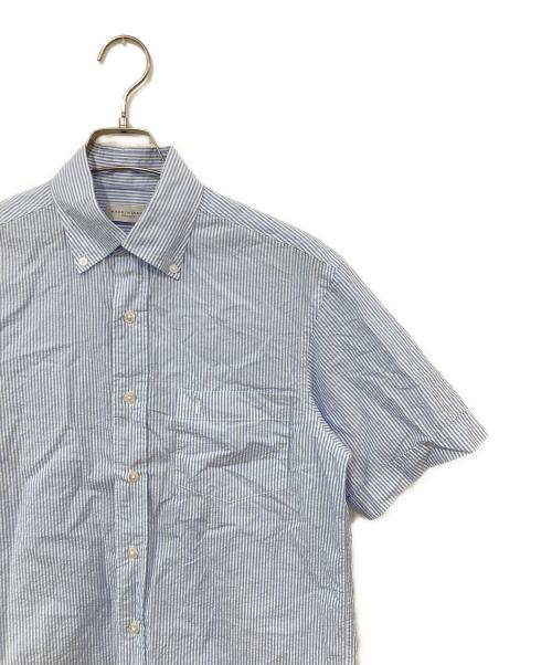 MACKINTOSH LONDON（マッキントッシュ ロンドン）MACKINTOSH LONDON (マッキントッシュ ロンドン) ストライプシャツ ブルー サイズ:SIZE Mの古着・服飾アイテム