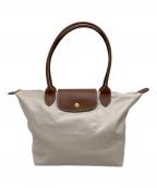 LONGCHAMPロンシャン）の古着「ナイロントートバッグ」｜アイボリー