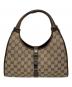 GUCCI（グッチ）の古着「GGキャンバスジャッキーハンドバッグ」｜ベージュ