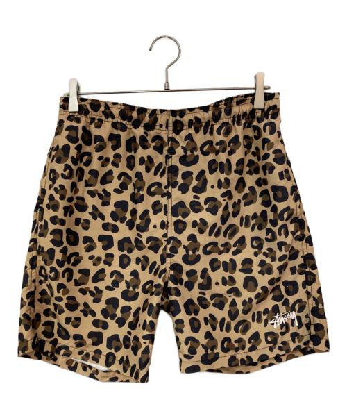 stussy（ステューシー）stussy (ステューシー) レオパードスイムショーツ ベージュ サイズ:SIZE Sの古着・服飾アイテム