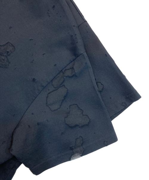 GIVENCHY（ジバンシィ）GIVENCHY (ジバンシィ) デストロイ加工ロゴtシャツ ブラック サイズ:XSの古着・服飾アイテム