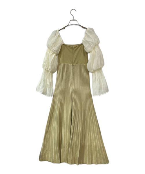 eimy istoire（エイミーイストワール）eimy istoire (エイミーイストワール) キャンディースリーブニットワンピース イエロー サイズ:SIZE Freeの古着・服飾アイテム