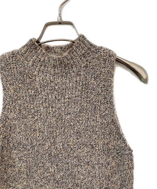 Snidel（スナイデル）Snidel (スナイデル) ミニニットワンピース ベージュ サイズ:SIZE Freeの古着・服飾アイテム