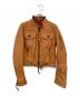 DSQUARED2（ディースクエアード）の古着「レザーバイカージャケット」｜ブラウン