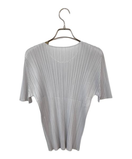 PLEATS PLEASE（プリーツプリーズ）PLEATS PLEASE (プリーツプリーズ) プリーツカットソー グレー サイズ:無しの古着・服飾アイテム