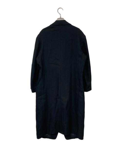 Y's（ワイズ）Y's (ワイズ) ウールリネン混コート ブラック サイズ:SIZE 2の古着・服飾アイテム