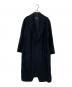 Y's（ワイズ）の古着「ウールリネン混コート」｜ブラック