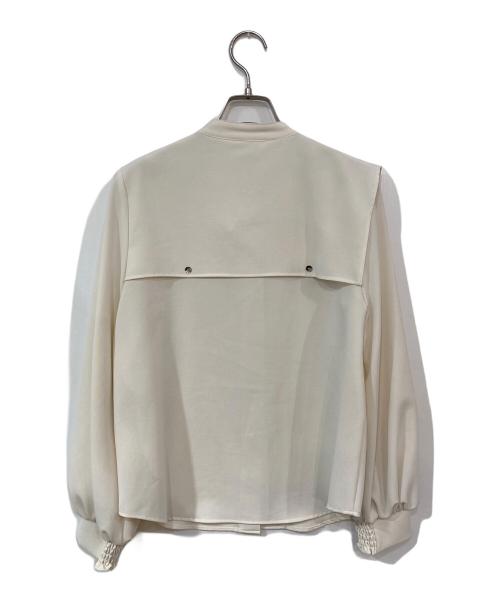 UNITED TOKYO（ユナイテッドトーキョー）UNITED TOKYO (ユナイテッドトーキョー) ラップフロントアシメブラウス ホワイト サイズ:FREEの古着・服飾アイテム