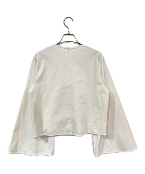 BEARDSLEY（ビアズリー）BEARDSLEY (ビアズリー) LIVETART Flare Sleeve Tops/リヴェタートフレアスリーブトップス ホワイト サイズ:SIZE Freeの古着・服飾アイテム