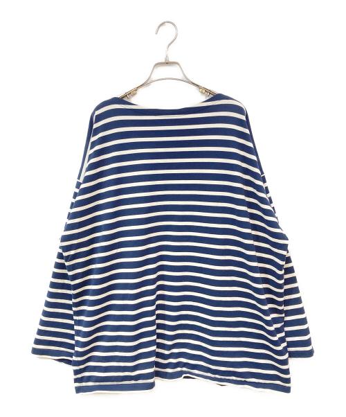 Oblada（オブラダ）Oblada (オブラダ) ボーダーカットソー ネイビー×ホワイト サイズ:SIZE Freeの古着・服飾アイテム