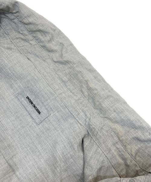 UNDERCOVERISM（アンダーカバーイズム）UNDERCOVERISM (アンダーカバーイズム) マルクス刺繍アナーキーシャツ グレー サイズ:SIZE 2の古着・服飾アイテム