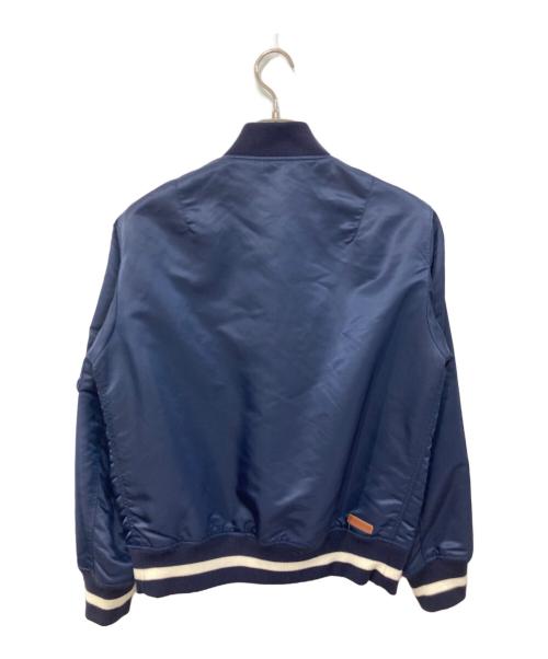 uniform experiment（ユニフォームエクスペリメント）uniform experiment (ユニフォームエクスペリメント) LIGHT WEIGHT MA-1/ライトウェイト MA-1 ネイビー サイズ:SIZE 2の古着・服飾アイテム