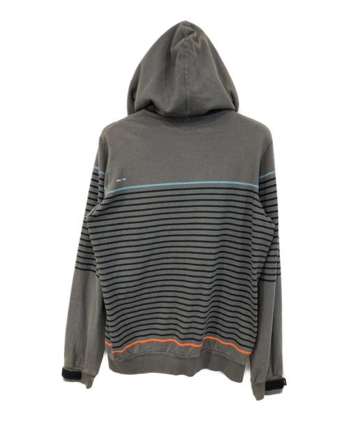 UNDERCOVERISM（アンダーカバーイズム）UNDERCOVERISM (アンダーカバーイズム) ボーダージップパーカー グレー サイズ:SIZE 2の古着・服飾アイテム