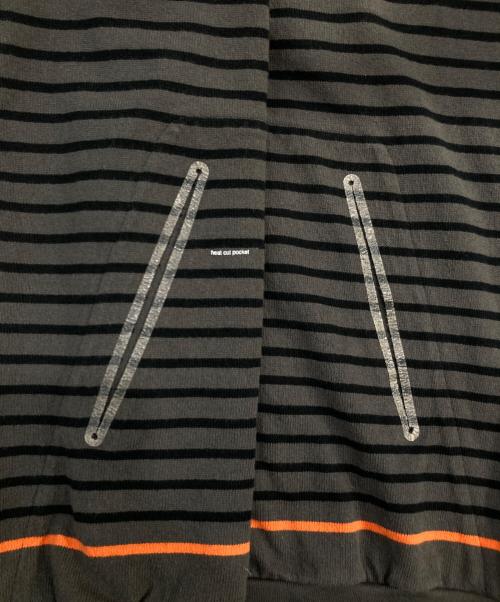 UNDERCOVERISM（アンダーカバーイズム）UNDERCOVERISM (アンダーカバーイズム) ボーダージップパーカー グレー サイズ:SIZE 2の古着・服飾アイテム