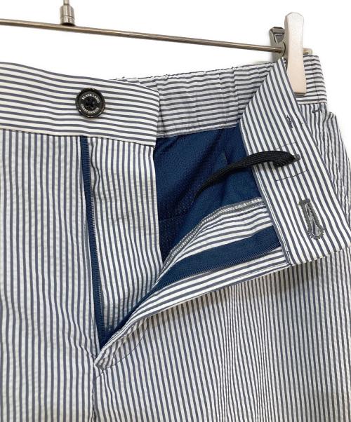 BLACK LABEL CRESTBRIDGE（ブラックレーベル クレストブリッジ）BLACK LABEL CRESTBRIDGE (ブラックレーベル クレストブリッジ) ブリーズシアサッカーストレッチアンクルトラウザーズ グレー サイズ:SIZE Mの古着・服飾アイテム