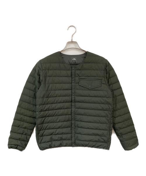 THE NORTH FACE（ザ ノース フェイス）THE NORTH FACE (ザ ノース フェイス) ウインドストッパーゼファーシェルカーディガン グリーン サイズ:Mの古着・服飾アイテム