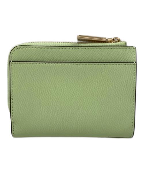 Kate Spade（ケイトスペード）Kate Spade (ケイトスペード) マディソン スモール Lジップ ウォレット グリーンの古着・服飾アイテム