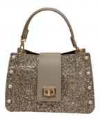 DIANAダイアナ）の古着「キラキラグリッターBAG」｜ベージュ