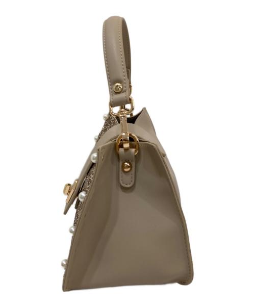 DIANA（ダイアナ）DIANA (ダイアナ) キラキラグリッターBAG ベージュの古着・服飾アイテム